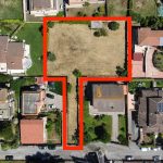Vista alto del lotto edificabile Trigoria Roma – 1550 mq